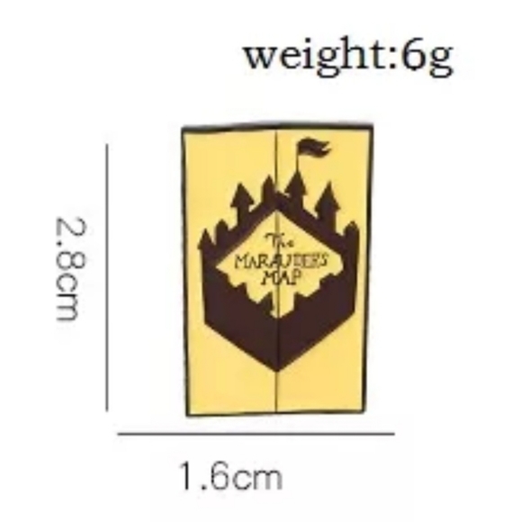 Harry Potter The Marauder's Map Enamel Pin - Picture 2 of 2